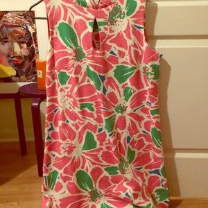 Pink and green dress size 14